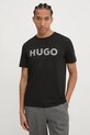 HUGO tricou din bumbac negru 50534622