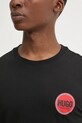 HUGO tricou din bumbac 50530641 negru