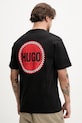 Odzież HUGO t-shirt bawełniany 50530647 czarny