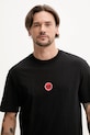 HUGO t-shirt bawełniany czarny 50530647