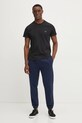 BOSS tricou din bumbac 50531401 negru SS25