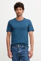 Хлопковая футболка BOSS 3 шт 50532470 голубой AW25