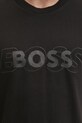 Bavlněné tričko Boss Green 50531271 černá
