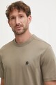 BOSS Green tricou din bumbac bej 50531569