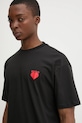 HUGO t-shirt bawełniany czarny 50530557