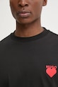 HUGO t-shirt bawełniany 50530557 czarny