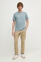 Бавовняна футболка Calvin Klein Jeans J30J327075 сірий SS25