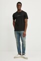 Calvin Klein Jeans t-shirt bawełniany J30J327075 czarny SS25