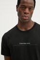 Calvin Klein Jeans t-shirt bawełniany czarny J30J327075