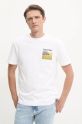 Calvin Klein Jeans t-shirt bawełniany biały J30J327080