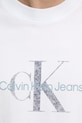 Bavlnené tričko Calvin Klein Jeans J30J327086 béžová