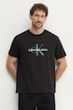 Calvin Klein Jeans tricou din bumbac print negru J30J327086
