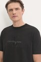 Calvin Klein Jeans tricou din bumbac negru J30J327109