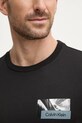 Хлопковая футболка Calvin Klein K10K113799 чёрный