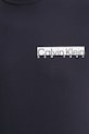 Бавовняна футболка Calvin Klein K10K113800 темно-синій