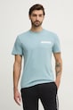 Calvin Klein t-shirt bawełniany turkusowy K10K113800