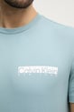 Calvin Klein t-shirt bawełniany K10K113800 turkusowy