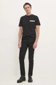 Хлопковая футболка Calvin Klein K10K113800 чёрный SS25