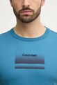 Calvin Klein t-shirt K10K113803 turkusowy
