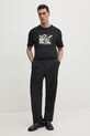 Boss Orange tricou din bumbac 50534919 negru SS25