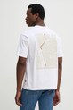 Odzież BOSS Orange t-shirt bawełniany 50534925 biały