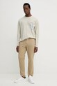 BOSS Orange longsleeve din bumbac 50534926 bej SS25