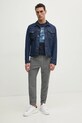 BOSS Orange tricou din bumbac 50535079 bleumarin SS25