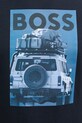 BOSS Orange tricou din bumbac 50535079 bleumarin
