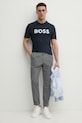 BOSS tricou din bumbac 50531309 bleumarin SS25