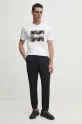 BOSS tricou din bumbac 50531862 alb SS25