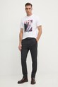 BOSS tricou din bumbac 50536460 alb SS25