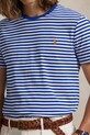 Бавовняна футболка Polo Ralph Lauren блакитний 710956828