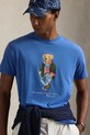 Polo Ralph Lauren t-shirt in cotone blu 710958193