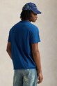 Хлопковая футболка Polo Ralph Lauren 710958248 голубой SS25