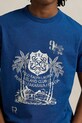 Polo Ralph Lauren t-shirt bawełniany niebieski 710958248
