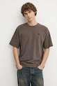 Бавовняна футболка Won Hundred коричневий 3415.12063
