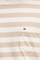 Bavlnené tričko Tommy Hilfiger MW0MW37283 béžová