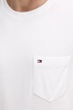Tommy Hilfiger t-shirt bawełniany MW0MW37283 beżowy