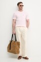 Tommy Hilfiger T-shirt ανδρικό βαμβακερό MW0MW37283 ροζ SS26