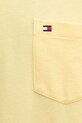 Tommy Hilfiger Kratka majica moška bombažna MW0MW37283 rumena