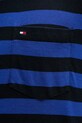 Βαμβακερό μπλουζάκι Tommy Hilfiger σκούρο μπλε MW0MW37283