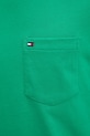 Tommy Hilfiger t-shirt bawełniany zielony MW0MW37283