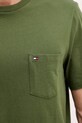 Tommy Hilfiger t-shirt bawełniany MW0MW37283 zielony