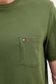 Tommy Hilfiger t-shirt bawełniany MW0MW37283 zielony