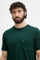 Tommy Hilfiger T-shirt męski bawełniany zielony MW0MW37283