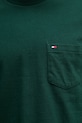 Tommy Hilfiger T-shirt męski bawełniany MW0MW37283 zielony