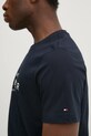Бавовняна футболка Tommy Hilfiger MW0MW37448 темно-синій