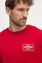 Tommy Hilfiger t-shirt bawełniany MW0MW37454 czerwony