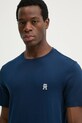 Хлопковая футболка Tommy Hilfiger тёмно-синий MW0MW37510