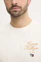 Tommy Hilfiger tricou din bumbac bej MW0MW38334